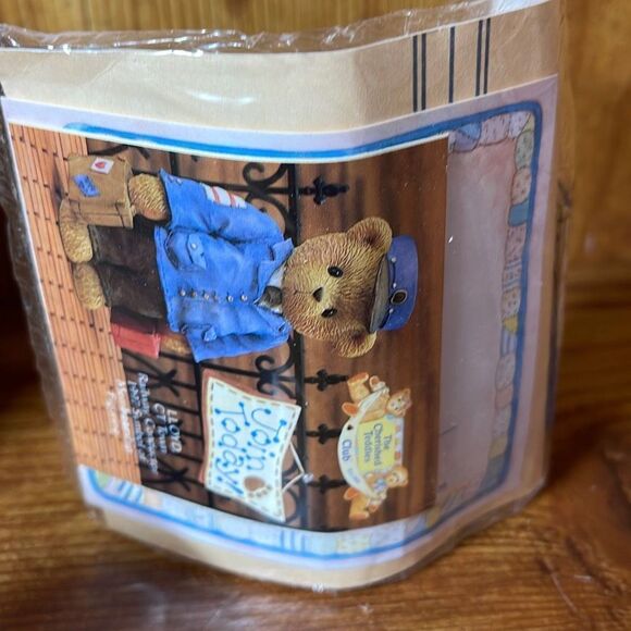 Cherished Teddies Jenna You’re Berry Special to Me Girl Sewing Strawberries - Picture 3 of 8